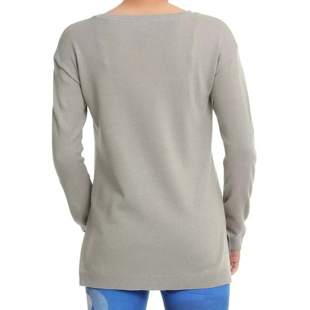 Her Universe Princess Mononoke Mask Sweater Lightweight Gray Size Medium - Picture 11 of 12